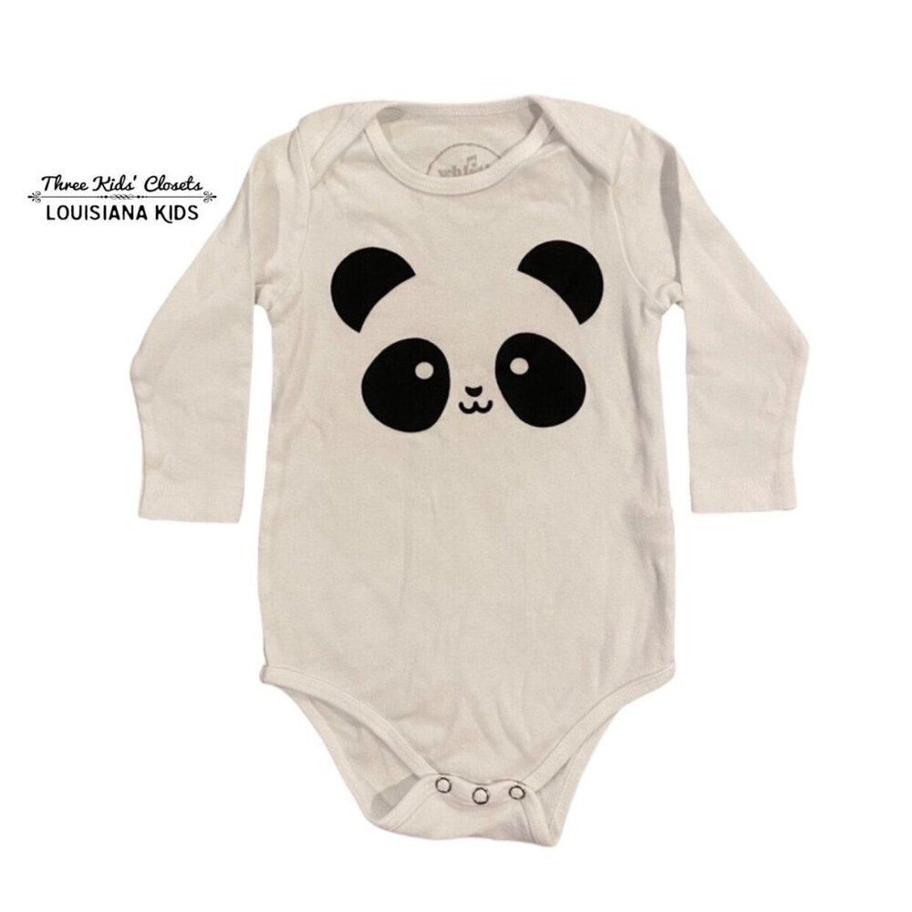 Whistle & Flute 12-24m Panda Bear Bodysuit Onesie